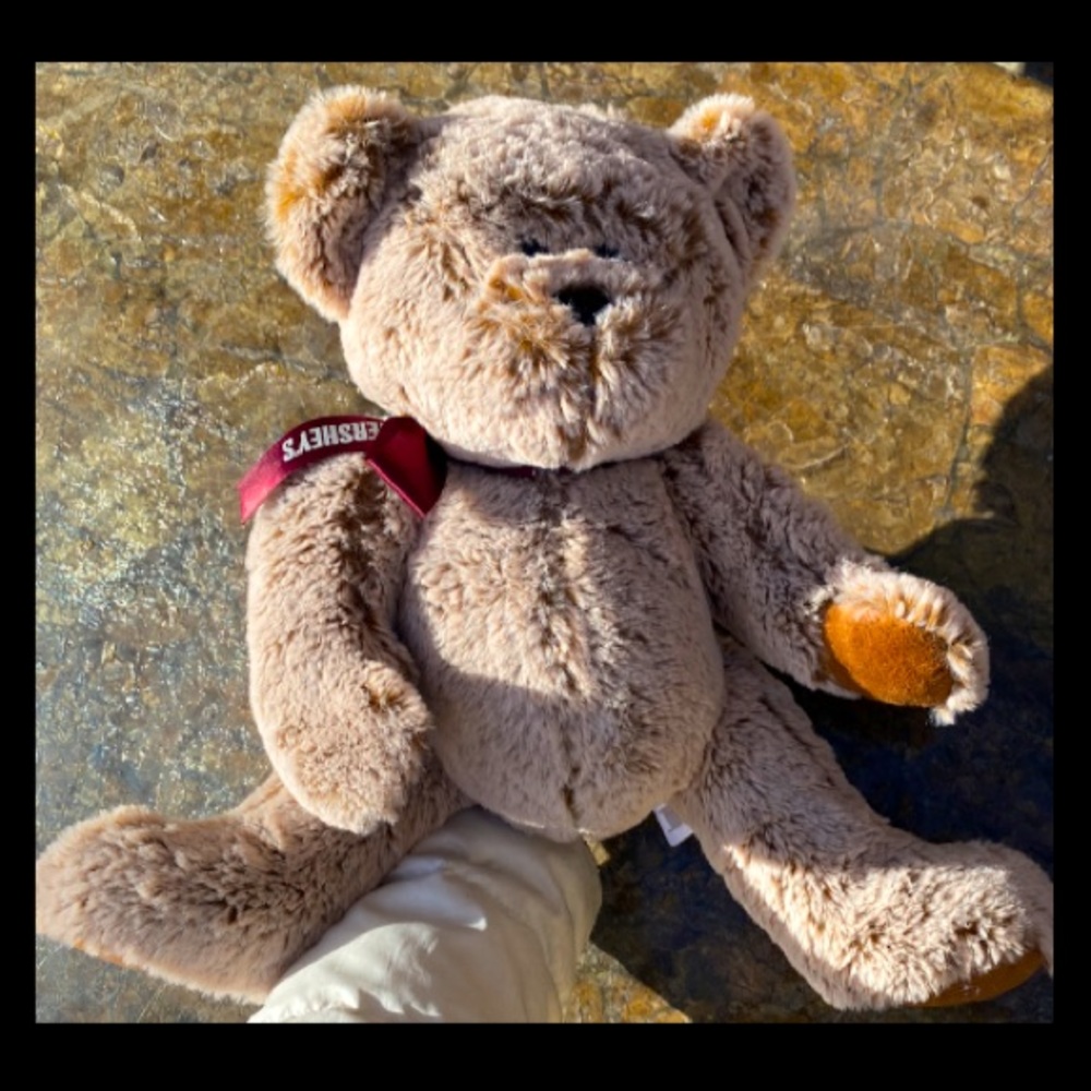 EUC HERSHEY'S PLUSH TEDDY BEAR Kids collectible Valentine's Holiday Gift